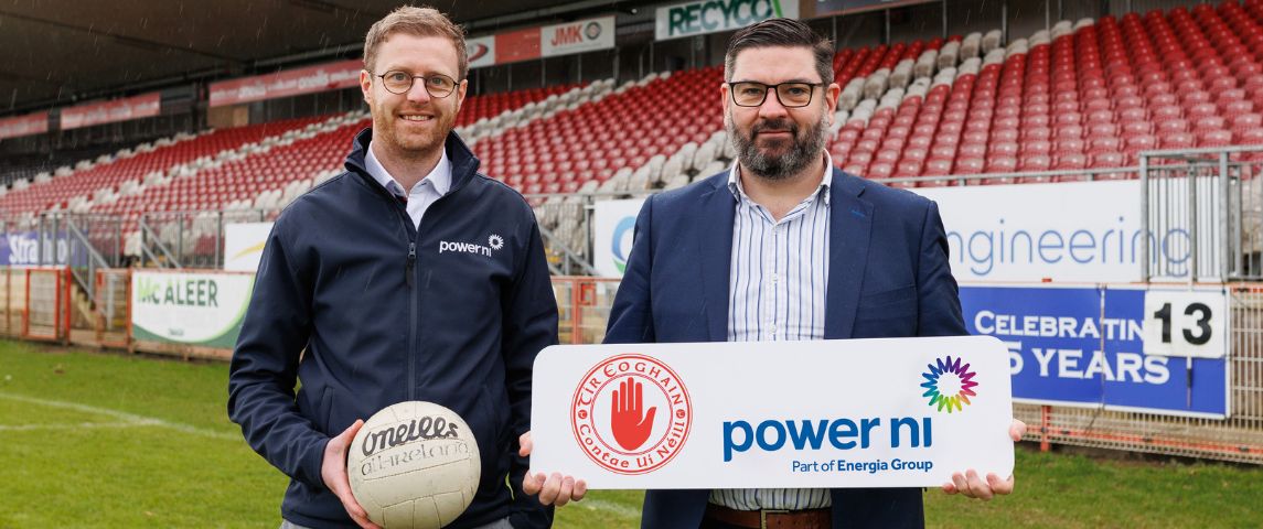 Power NI brightens up Tyrone GAA’s Healy Park with lighting upgrade