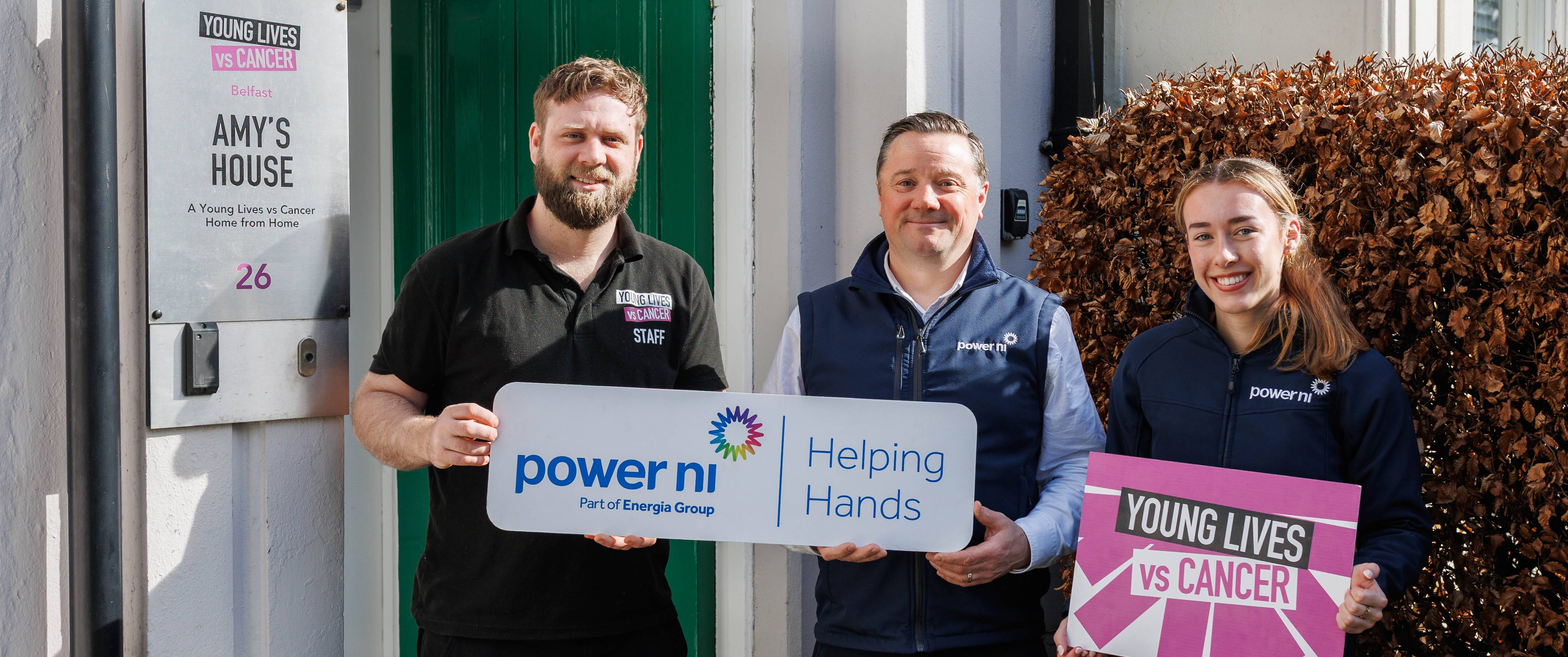 Power NI donates £1,200 to support families of children with cancer
