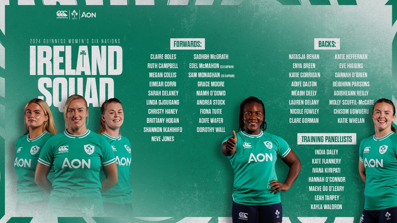 Ireland women's rugby team roster