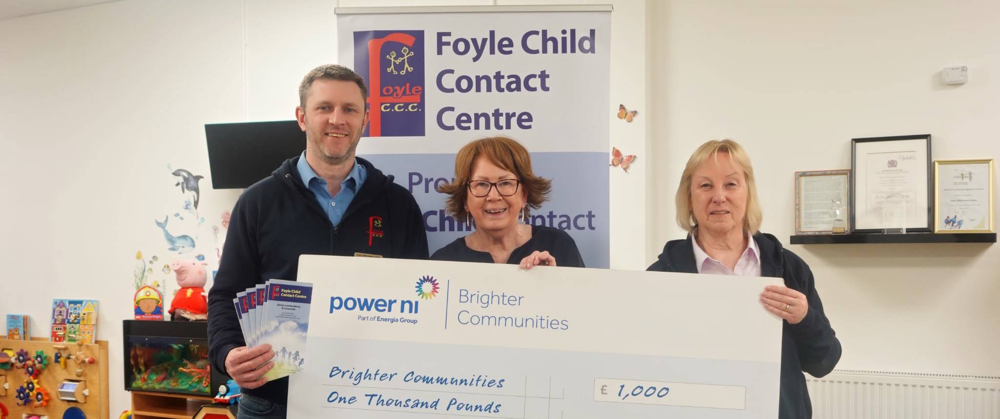 Power NI brings new energy to Foyle Child Contact Centre