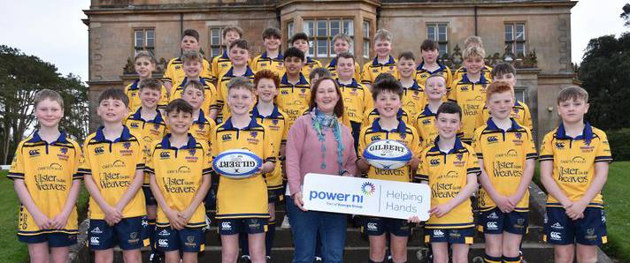 Power NI donation sparks a try-umph for Bangor Minis